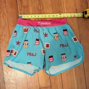 Chicknlegs PB&J Men's Running Shorts 4" Inseam (Size M)